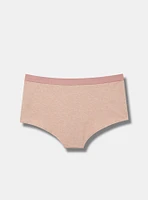 Mid-Rise Cotton Boyshort Panty