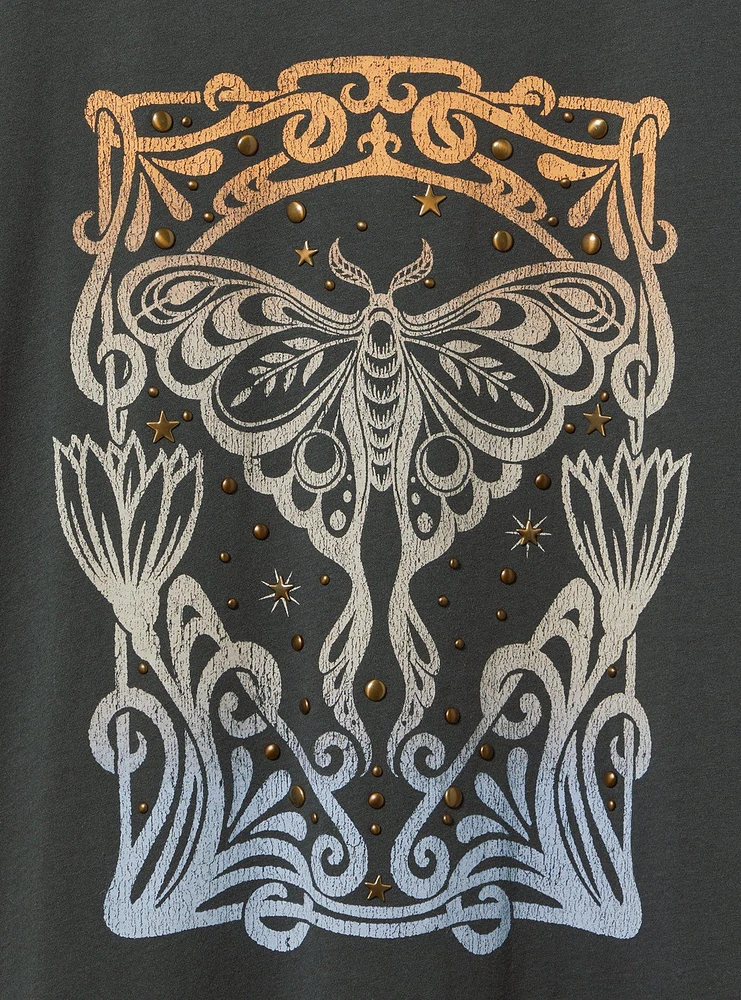 Moth Stars Oversized Tunic Tee
