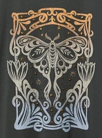 Moth Stars Oversized Tunic Tee