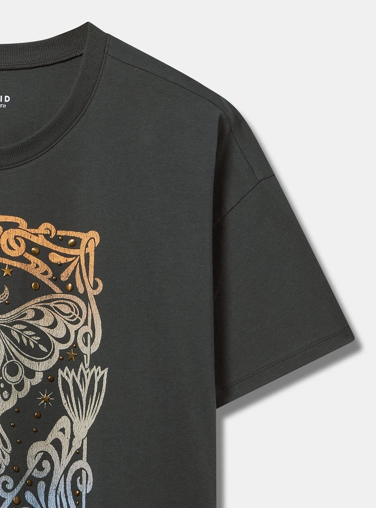 Moth Stars Oversized Tunic Tee
