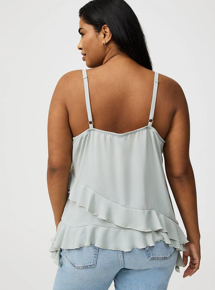 GEORGETTE RUFFLE CAMI