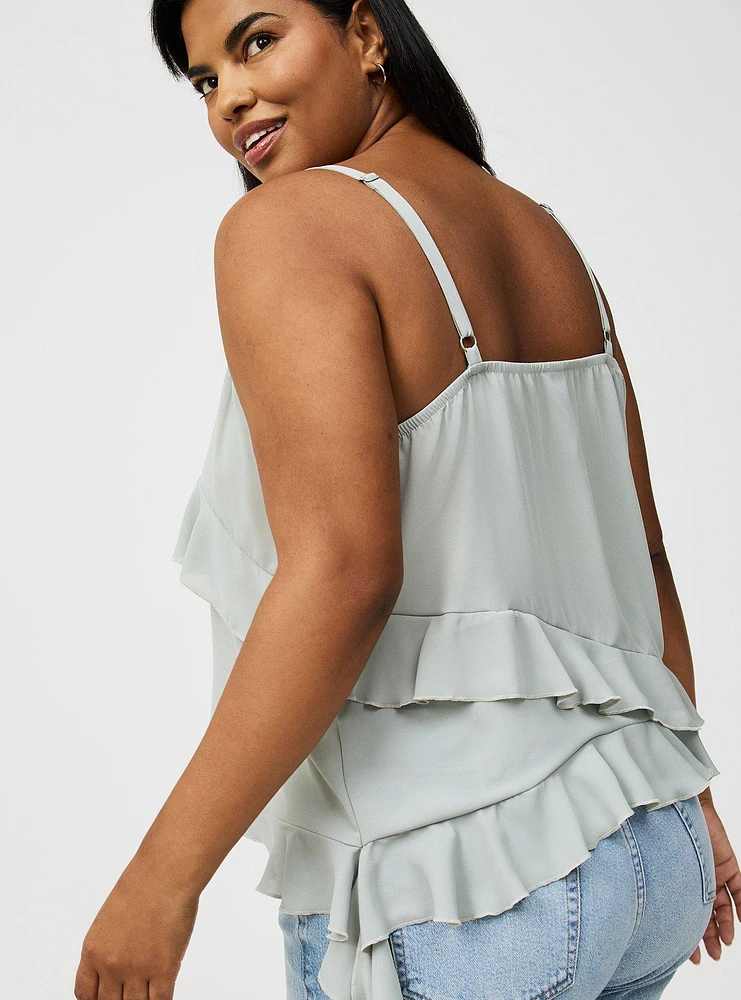 GEORGETTE RUFFLE CAMI