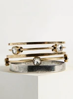 Burnished Bangle Set