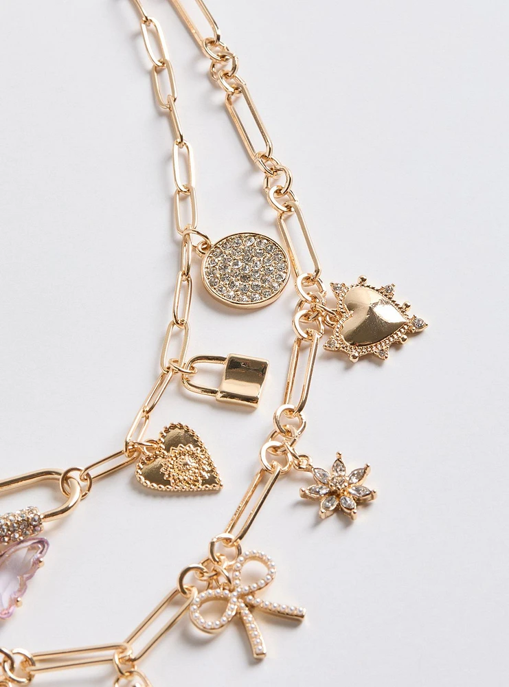 Charm Layered Necklace