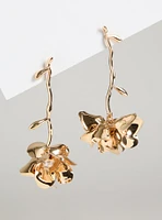 Floral Petal Drop Earrings