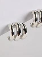 Triple Hoop Earrings