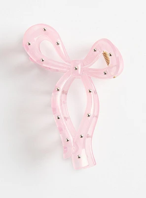 Studded Bow Clip