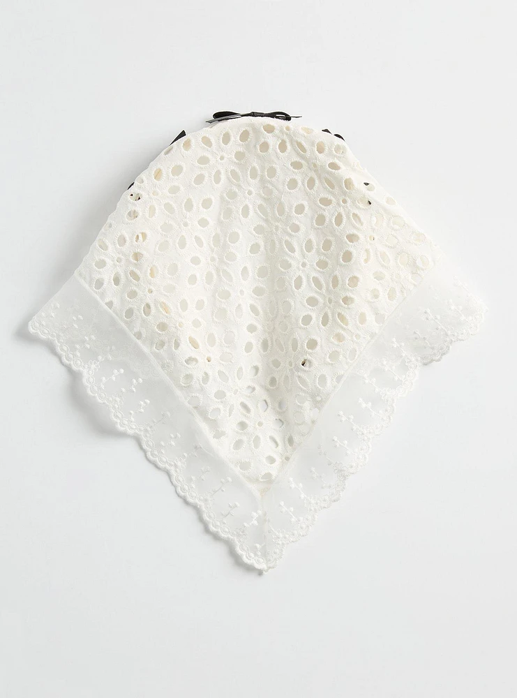 Eyelet Scarf Headband