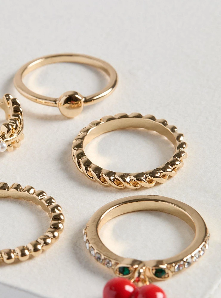 Cherry Ring Set