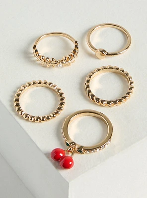 Cherry Ring Set