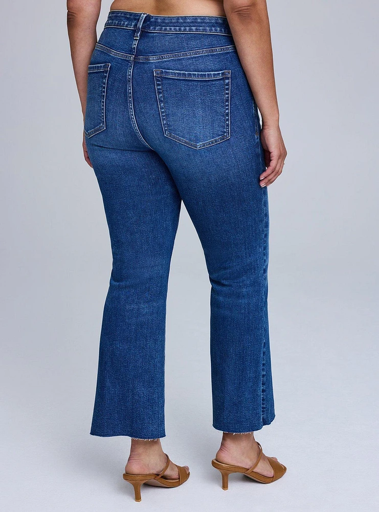 Belle Isle Sky High Crop Kick Boot Jean