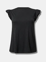 Double Flutter Sleeve Tee