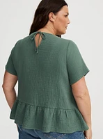 Short Sleeve Tiered Top