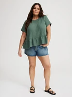 Short Sleeve Tiered Top