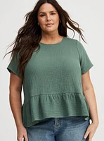 Short Sleeve Tiered Top