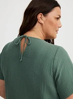Short Sleeve Tiered Top