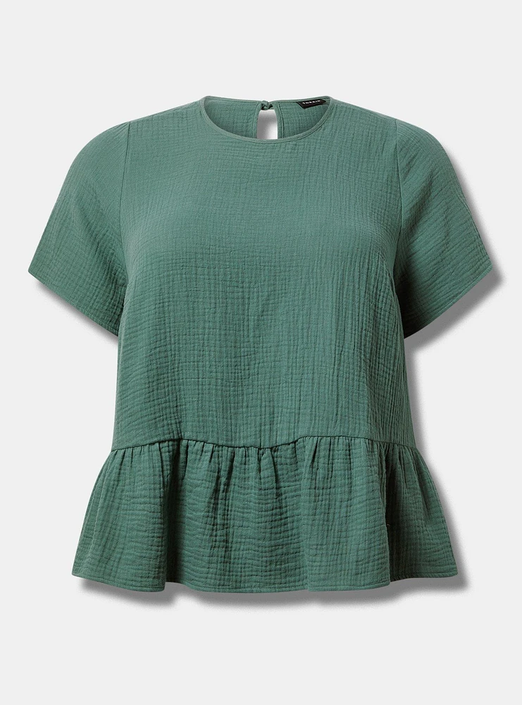 Short Sleeve Tiered Top