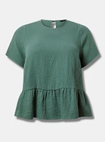 Short Sleeve Tiered Top