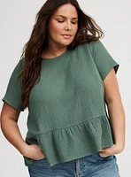 Short Sleeve Tiered Top