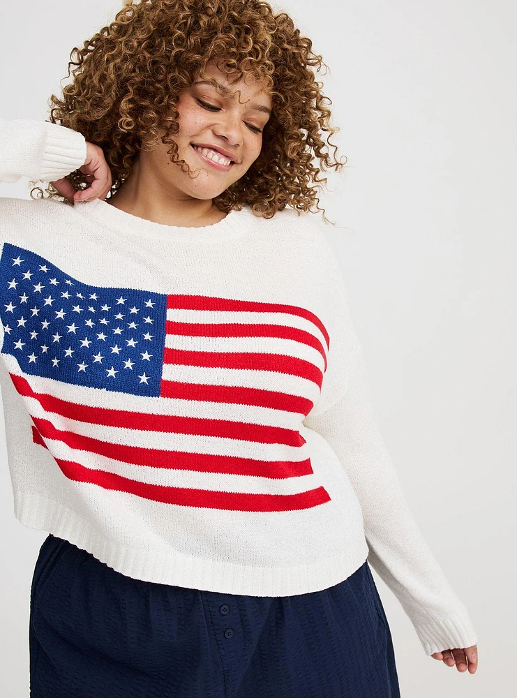 Cropped Pullover Sweater