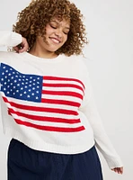 Cropped Pullover Sweater