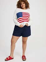 Cropped Pullover Sweater