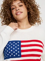 Cropped Pullover Sweater