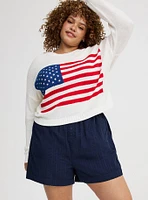 Cropped Pullover Sweater