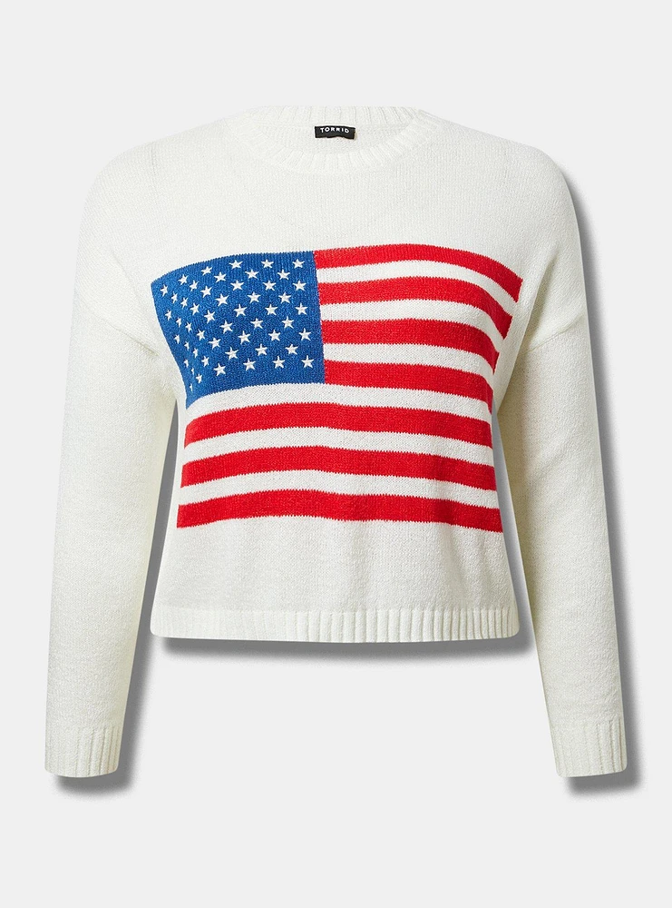 Cropped Pullover Sweater