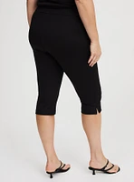 Pull-On High-Rise Capri Pant