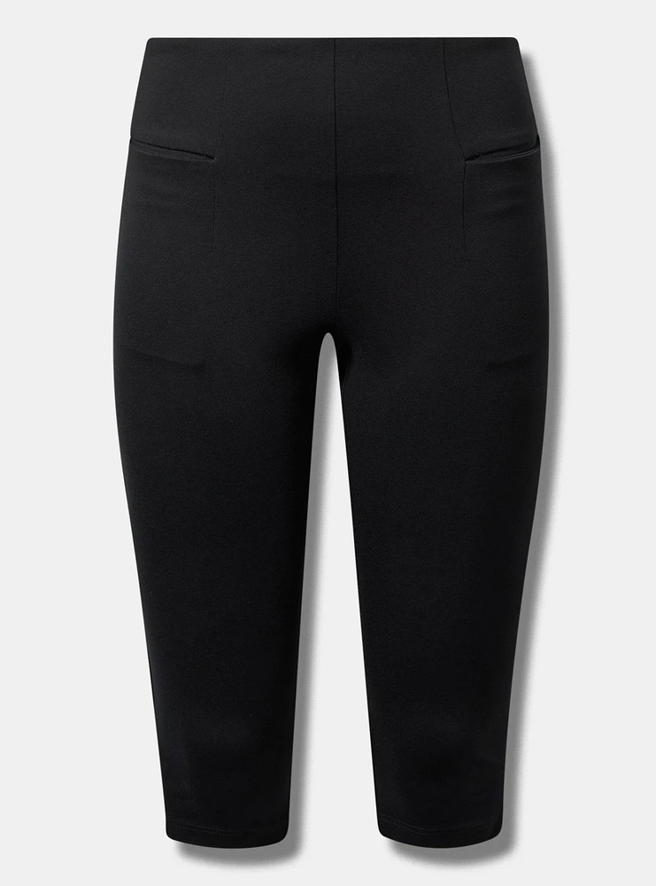 Pull-On High-Rise Capri Pant