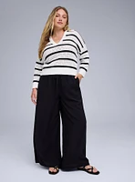 Belle Isle High-Rise Pull-On Wide Leg Pant