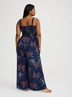 Smocked Tube Jumpsuit