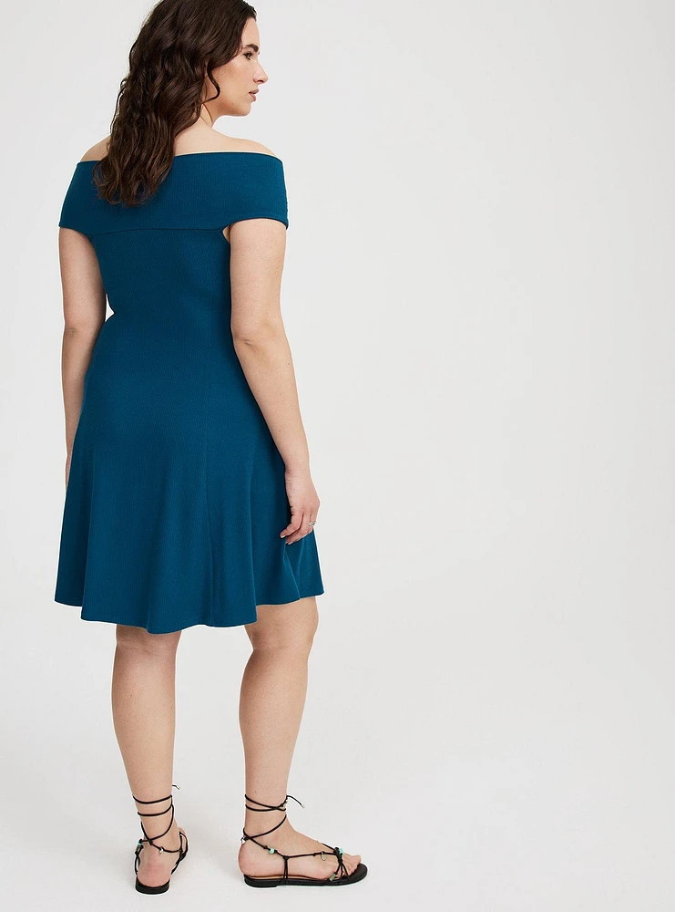Off-Shoulder Mini Dress