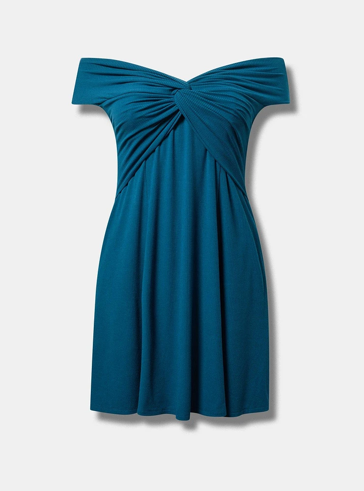 Off-Shoulder Mini Dress