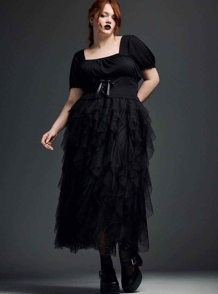 Nightfall Lace-Up Top