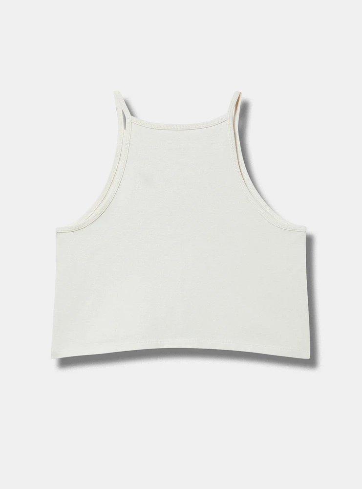 Sun Foxy High-Neck Crop Tank