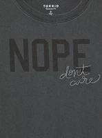 Don't Care Relaxed Cotton Jersey Tank