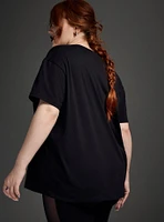 Nightfall Crow Oversized Tunic Tee
