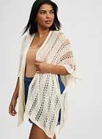 Open Knit Ruana