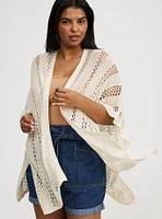 Open Knit Ruana