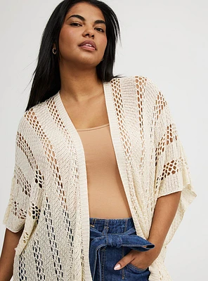 Open Knit Ruana