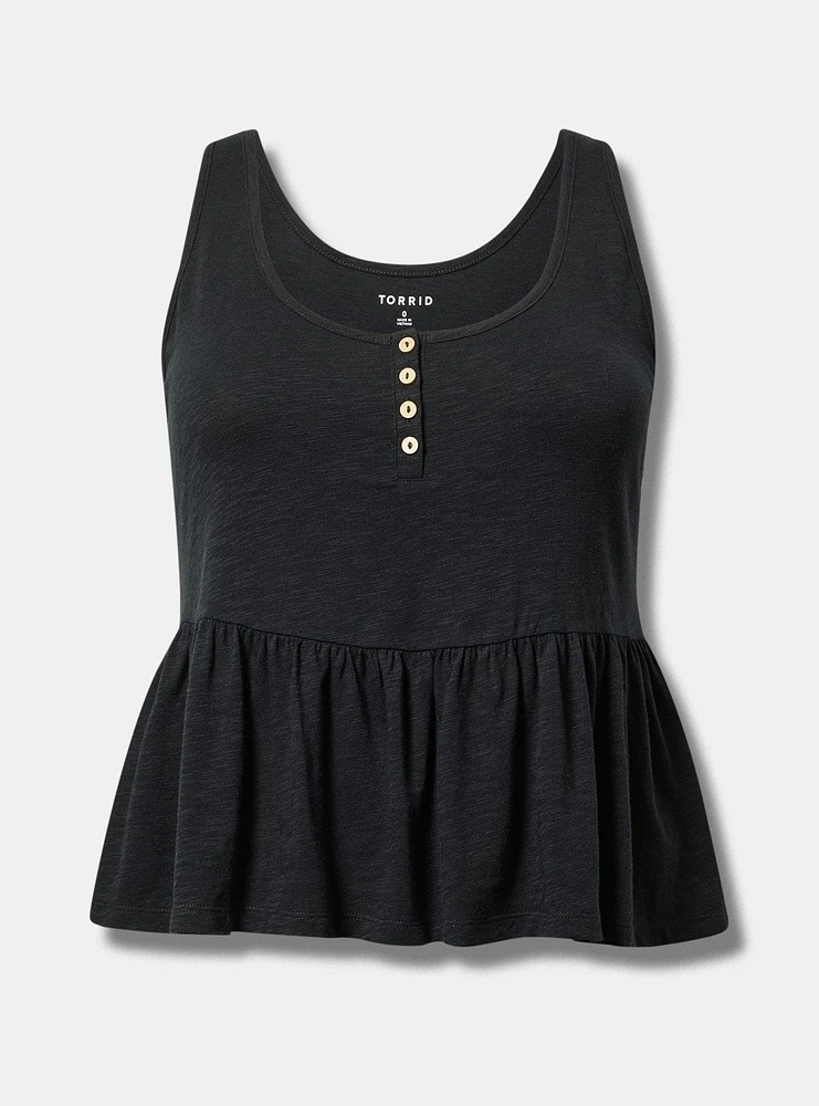 Babydoll Henley Top