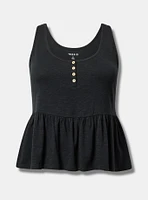 Babydoll Henley Top