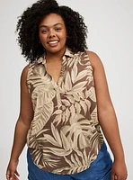 Harper Georgette Pullover Sleeveless Blouse