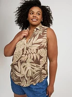 Harper Georgette Pullover Sleeveless Blouse
