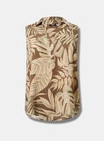 Harper Georgette Pullover Sleeveless Blouse