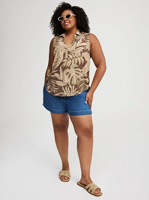 Harper Georgette Pullover Sleeveless Blouse