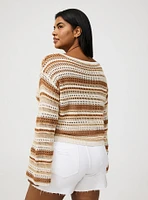 Wide Sleeve Crop Pullover