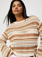 Wide Sleeve Crop Pullover